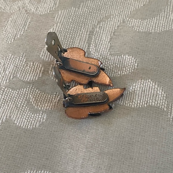 Renoir Matisse clip on Earrings - Picture 6 of 7